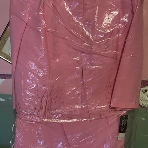 Size 24W, pink 2 piece dress with jacket